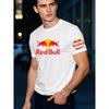 2025 Men Summer High-end Brand Red Bull Short-sleeved T-shirt Fashion Loose Tops Outdoor Extreme Sports Cycling T Shirt
