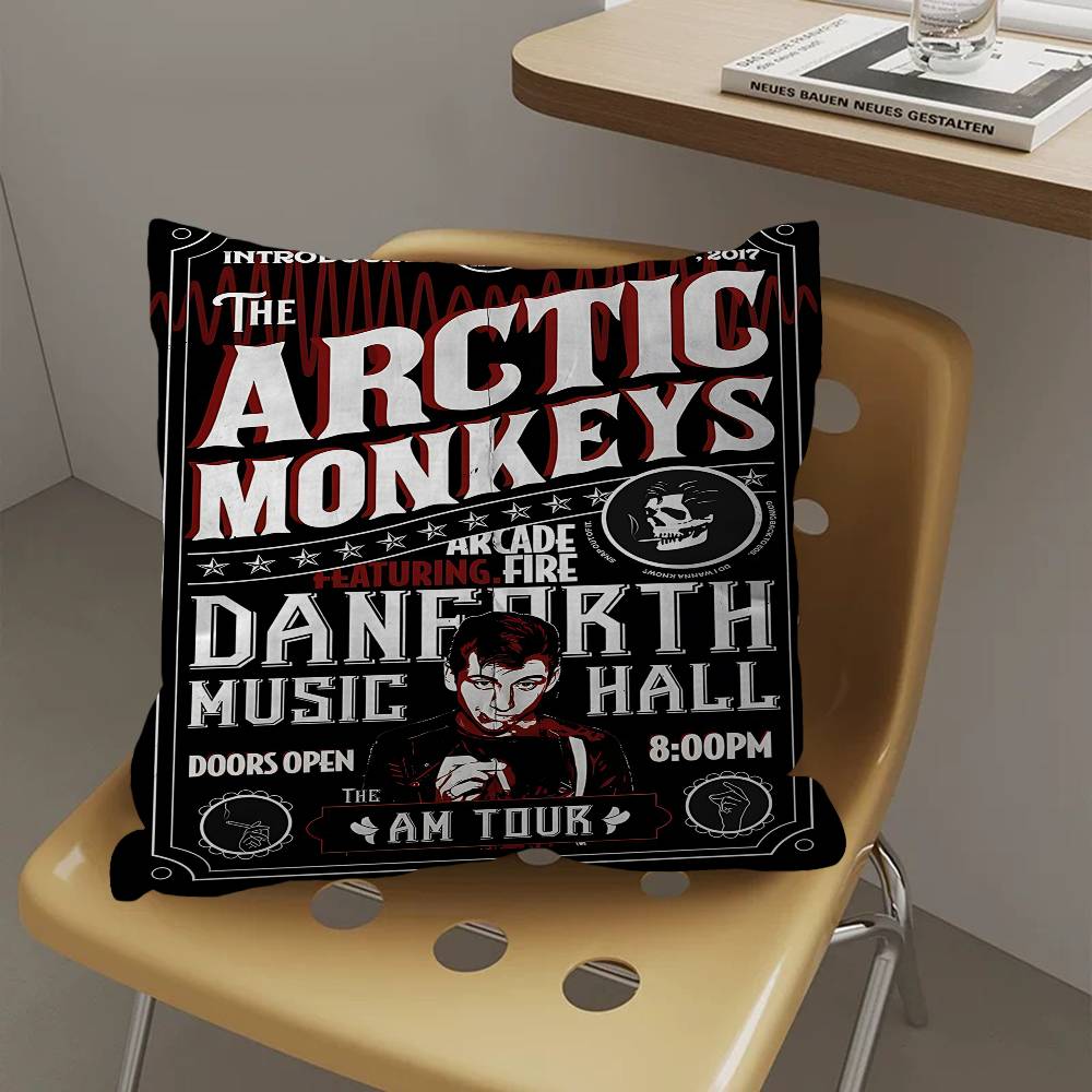 1 шт. Подушка с изображением группы Arctic Monkeys, чехол для подушки с музыкальным альбомом, автомобильная декоративная подушка для дивана, автомобиля, рождественский подарок 40x40 см 45x45 см