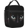 Black Cat Lunch Box Reusable Insulated Lunch Bag Thermal Cooler Tote for Boys Girls Teen School Men Women Picnic Travel Hiking