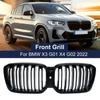 Thultra высококачественная гоночная решетка Dual Line Gloss Black Grills для BMW X3 G01 X4 G02 + ABS передний бампер капот решетка для почек