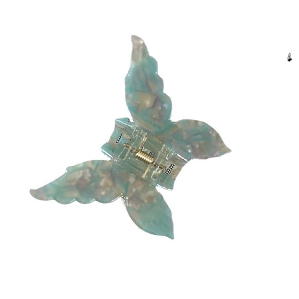 Acetate Fiber Butterfly Hair Claw Colorful Hair Clamps New Hair Clip