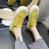 New Spring Casual Canvas Breathable Flat-soled Height-increasing Women's Sports Shoes Non-slip Comfortable Running Shoes NO: 801