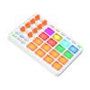 Беспроводной MIDI-контроллер MIDI-клавиатура пэды 16 RGB-пэдов 6 настраиваемых кнопок 8 ручек Перезаряжаемый Поддержка ПК Мобильное приложение для начинающих