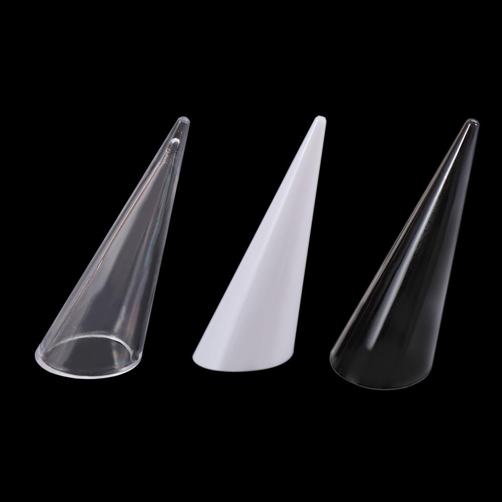 Органайзер для сережек, полка для колец, акриловый конусный держатель колец, выставочный стенд для ювелирных изделий