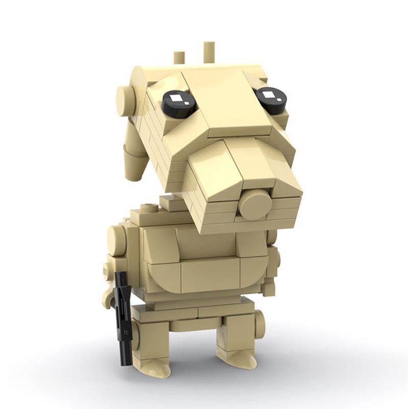 Bricklink MOC Звездные Войны Фигурки Действия Наборы Головы из Кирпичей Дроиды-Убийцы Коллекция Моделей Строительные Блоки Детские Игрушки Подарок