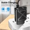 Светодиодная быстрая зарядка 25 Вт с двумя портами и поддержкой PD+QC3.0 для мобильных телефонов - стандарты США/ЕС/Великобритании