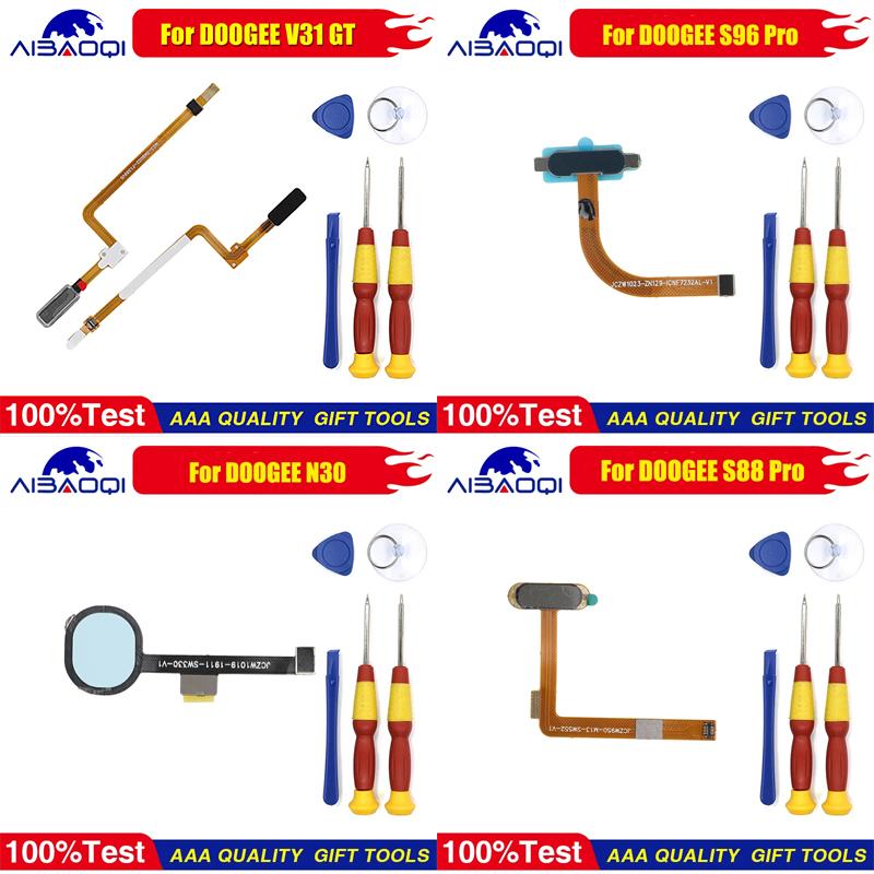 Original Fingerprint Button Cable For DOOGEE V31 GT S88 Pro S96 Pro N30 Cellphone Repair Accessories Parts Replace Parts + Tools