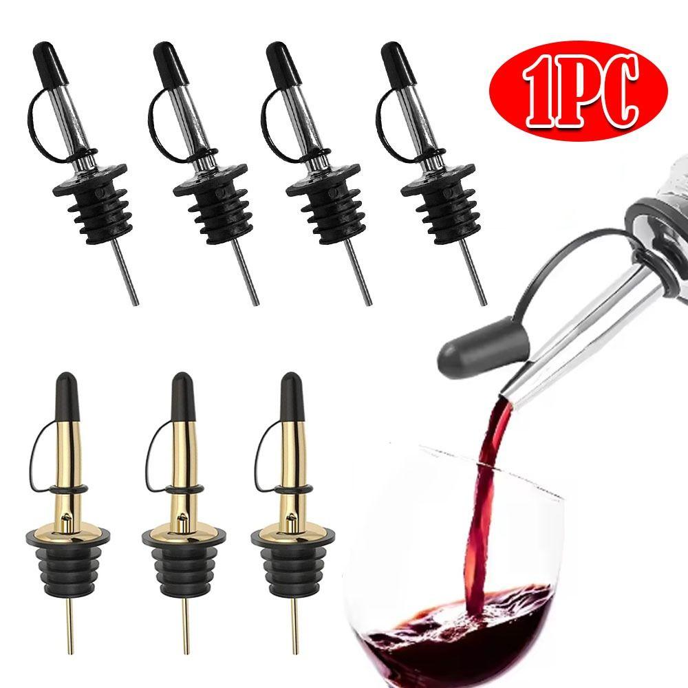 Поток Ликер Спирт Наливатель Нержавеющая Сталь Пробка для Бутылки Барные Аксессуары