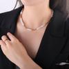 Baroque Pearl Toothpick Necklace: Niche French Retro Design for Women