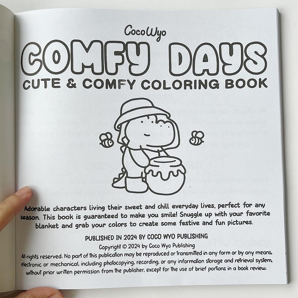 Раскраска на Хэллоуин для взрослых и подростков COZY FRIENDS с милыми жутковатыми существами для хэллоуинских подарков