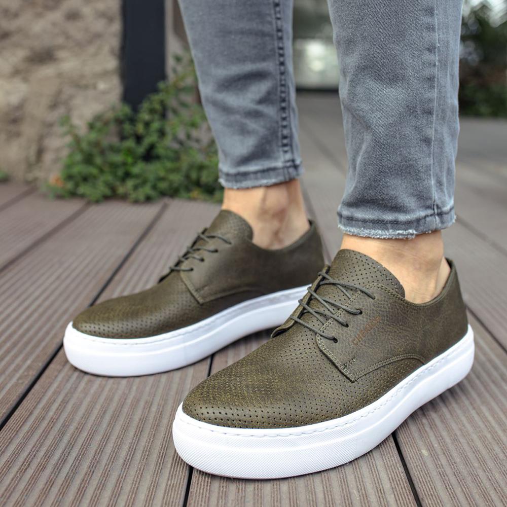 Chekich Мужская обувь Кеды Бордовый красный цвет Искусственная кожа на шнуровке Весенне-летние сезоны Удобная модная спортивная легкая дышащая CH061