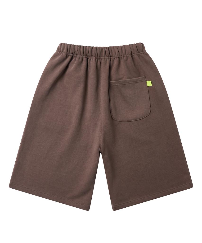 GOLDEN SUNSHINE G-2 Bermuda Sweat Shorts_Brown