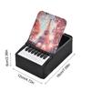 Taylors Piano Calendar 2025 Mini Piano Calendar Desktop Peripheral Ornaments with 32 Music Calendar Cards Songs Gift for Fans