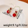Alloy Christmas Drop Earrings Pendant Ear Studs New Xmas Tree Earrings  Women