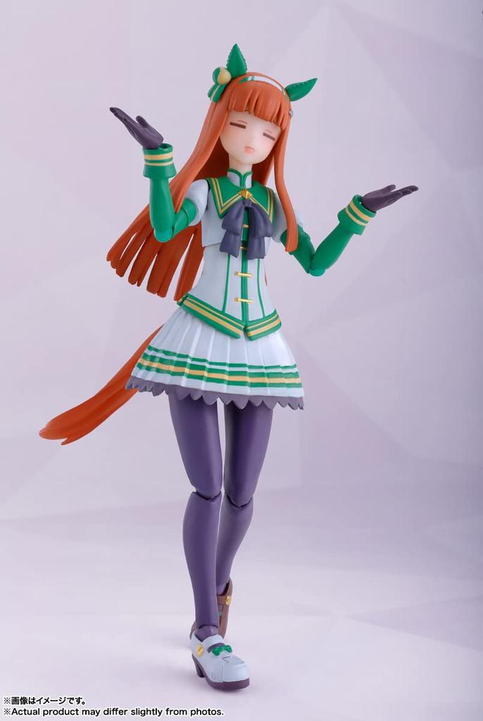 BANDAI SPIRITS S.H.Figuarts Uma Musume Pretty Derby Silence Suzuka, approximately 134mm ABS & PVC painted action figure