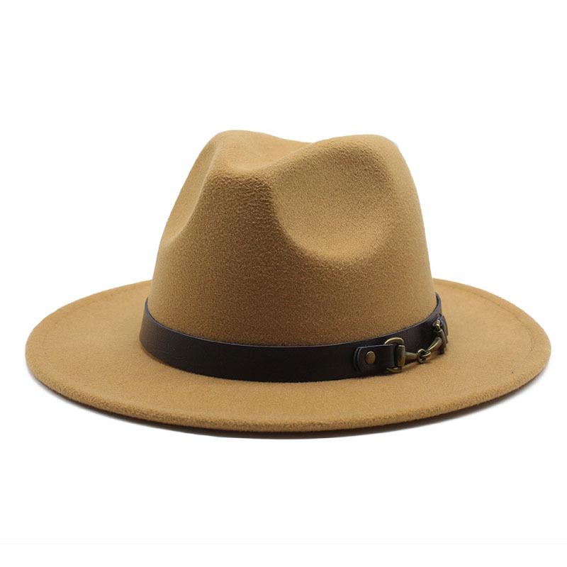 Модная джазовая шляпа, черный шерстяной цилиндр 60 см