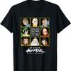 Avatar Gaang Aang Toph Katara Sokka Zuko Azula Ozai Roku T-Shirt