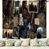 The Last Of Us Wall Tapestry Aesthetic Wall Hanging Printed Fabric Blanket Decorative Tapestries for Bedroom Living Room Home Decor