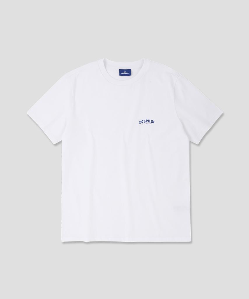 DOLPHIN WAVE APPAREL [3 шт.] Футболка с логотипом-аркой дельфина Белый & Белый & Черный