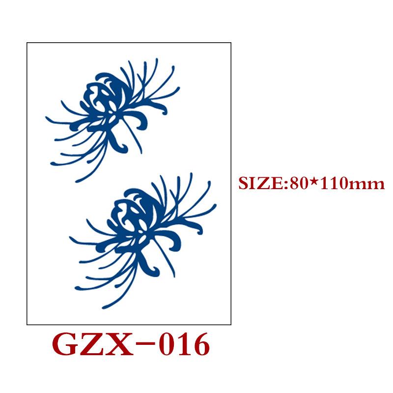 Травяная полуперманентная наклейка-тату, Полуперманентная наклейка-тату, Водостойкая, Потостойкая татуировка