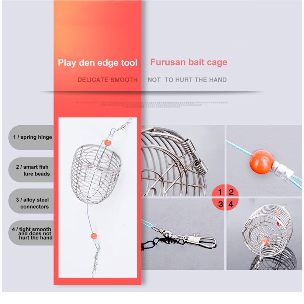 Держатель из нержавеющей стали Ловушка для рыбной приманки Клетки для приманки Клетка для рыбной приманки Кормушка для приманки