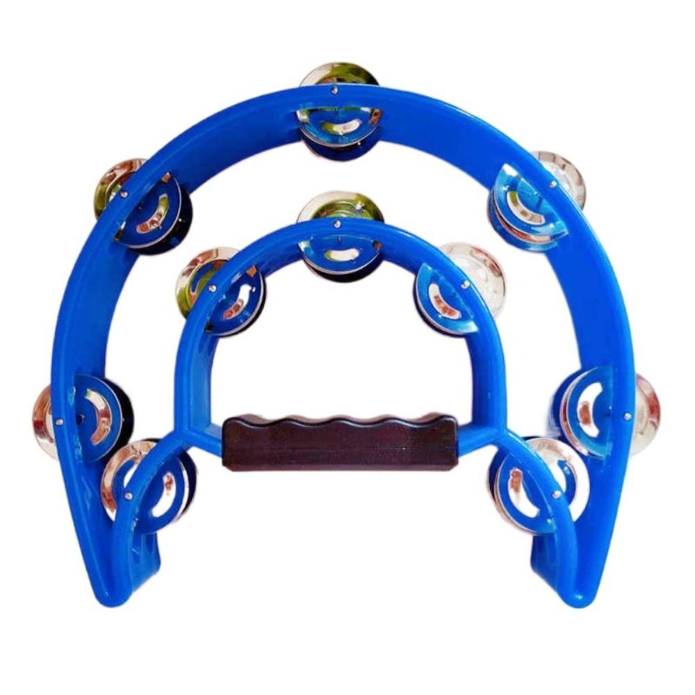 Музыкальный Орф Тамбурин Образовательный Ручной Кольцевой Тамбурин Полумесяц Ручной Колокольчик Музыкальное Просвещение