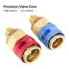 2pcs R134A High Low Pressure Straight Quick Coupler Connector Car A C Refrigerant Adapter