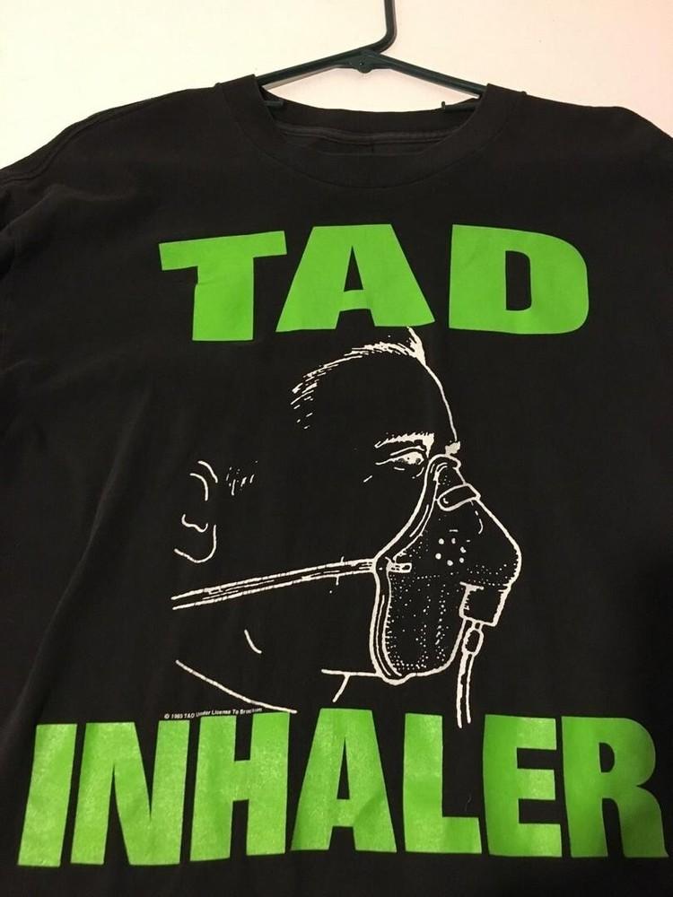 Футболка Tad Band Inhaler Хлопок Черный Полный Размер Мужчины Женщины Рубашка BT180 Унисекс Футболка