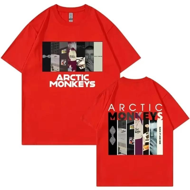 Limited Arctic Monkeys Band Tour Album Collection T-shirts for Men Women Style T Shirts Cotton Oversized T-shirt