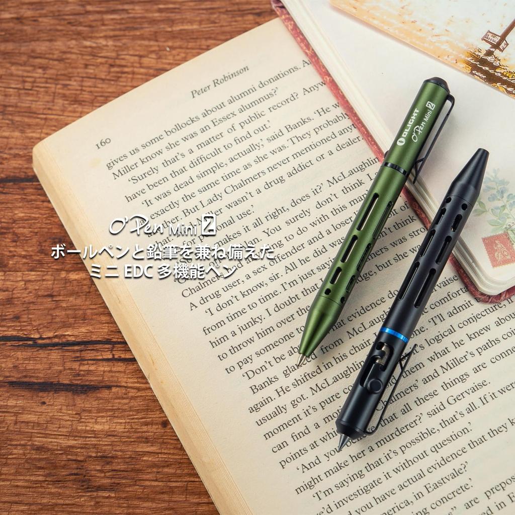 OLIGHT Mini 2 Переключаемая шариковая выдвижная ручка с премиальной мини-легкой и идеальной для офиса и сменными стержнями O'Pen Многофункциональная