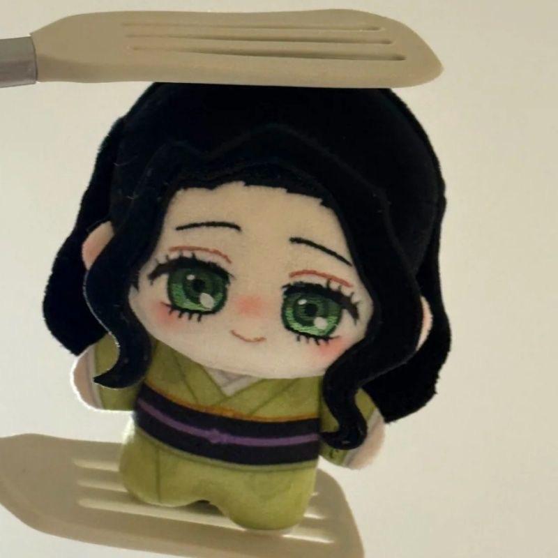 10Cm Mini Demon Slayer Hashibira Kotoha Plush Doll Cute Kotoha Pendant Stuffed Doll Keychain Toys Fans Birthday Gift Collect