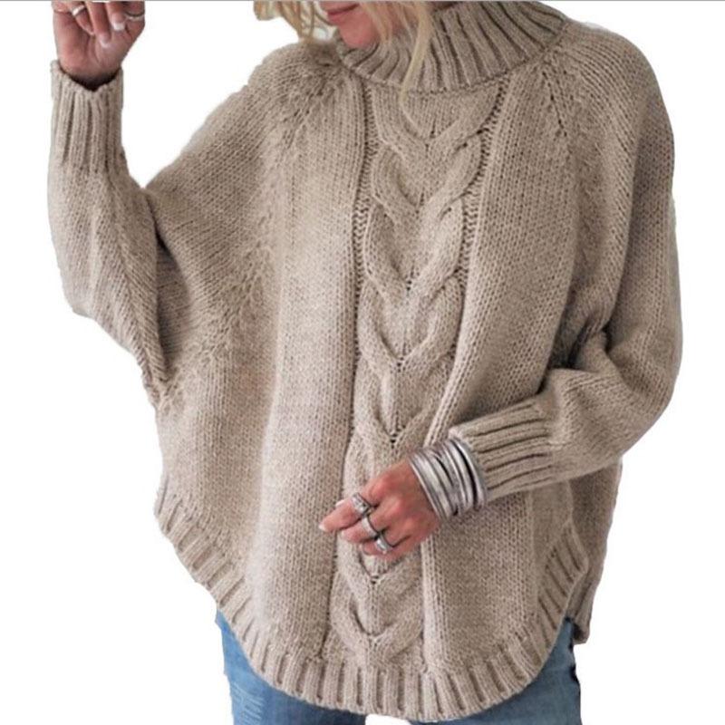 2026 Autumn/Winter Women's Batwing Sleeve Knit Sweater Bestseller