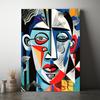 Obraz na płótnie portret kubizm twarz picasso