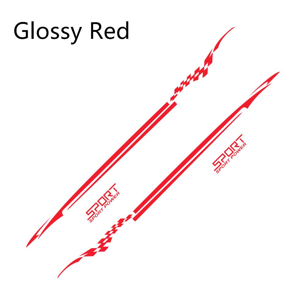 4 шт. автомобильные длинные боковые наклейки на талию для Qashqai Prado Sportage Range Rover Tucson BMW Duster CX-5 SUV виниловый тюнинг