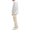 Adidas Originals Casual Pants Men's White Moderate Straight Fit Pants HE6991
