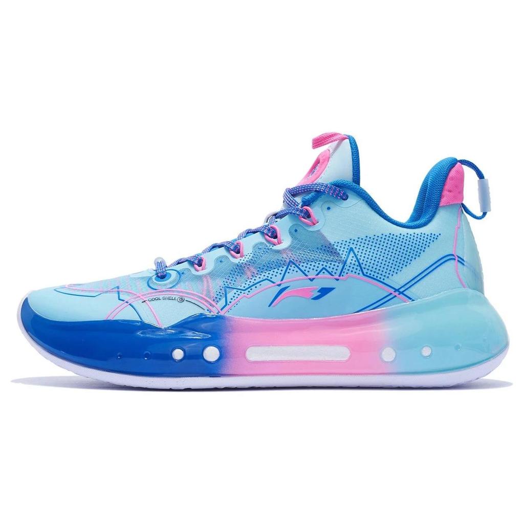 Li Ning YuShuai 14 Boom Низкие Электрическое свечение Амортизация Устойчивые к истиранию Дышащие Низкие Баскетбольные кроссовки Мужские ABAR123-32