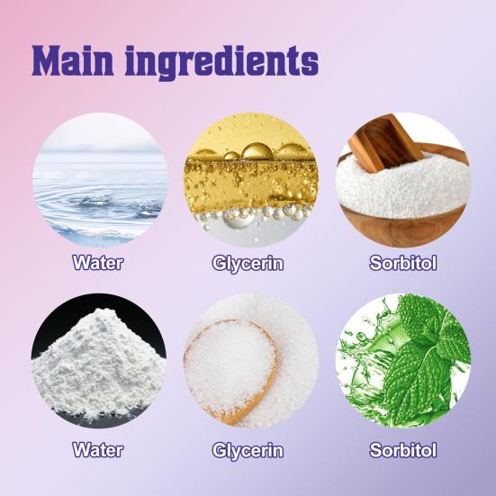 30ML Purple-color Teeth Whitening Toothpaste Teeth Stain Removal Gums Care Deep Cleaning Color Corrector Brightening Toothpaste