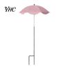 High Temperature Resistant Plant Shade Umbrella for Outdoor Plants Height Adjustable with Stake Garden Durable Alloy Frame Parasol Protect from