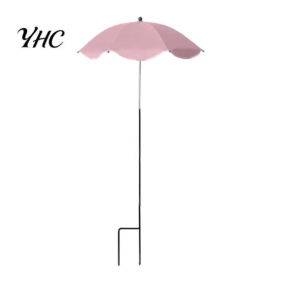 High Temperature Resistant Plant Shade Umbrella for Outdoor Plants Height Adjustable with Stake Garden Durable Alloy Frame Parasol Protect from