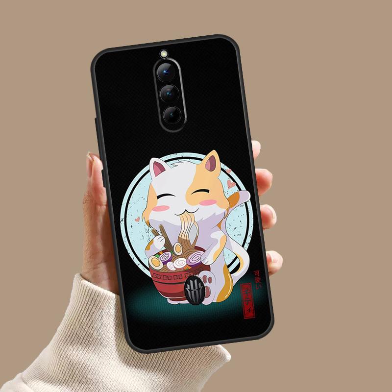 Чехол Рамен Кот Японское Искусство для ZTE Nubia Red Magic 10S 9S 8S 8 9 10 11 Pro Plus 6 7 6S 7S Pro 5G 6R 10 Air