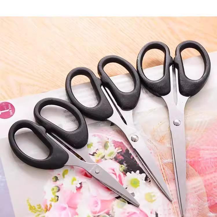 Портативные ножницы из нержавеющей стали для офиса и рукоделия: Маленький, прочный нож для резки бумаги для студентов и домашнего использования