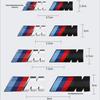 Металлический задний значок-наклейка серии BMW M для 5 серии, M3, M5, X1M, X3M, X6 - Серебристый