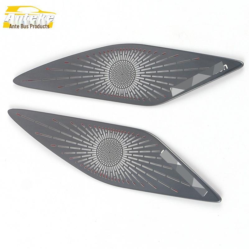 Golf 8 A-Pillar Speaker Cover & Center Console Audio Panel Stickers