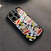 Чехол для телефона P-Paul F-Frank Большая обезьяна для 17 Pro Max IPhone 16 Pro 14 12 11 13 Mini X XR XS 15 Plus SE Стеклянная крышка