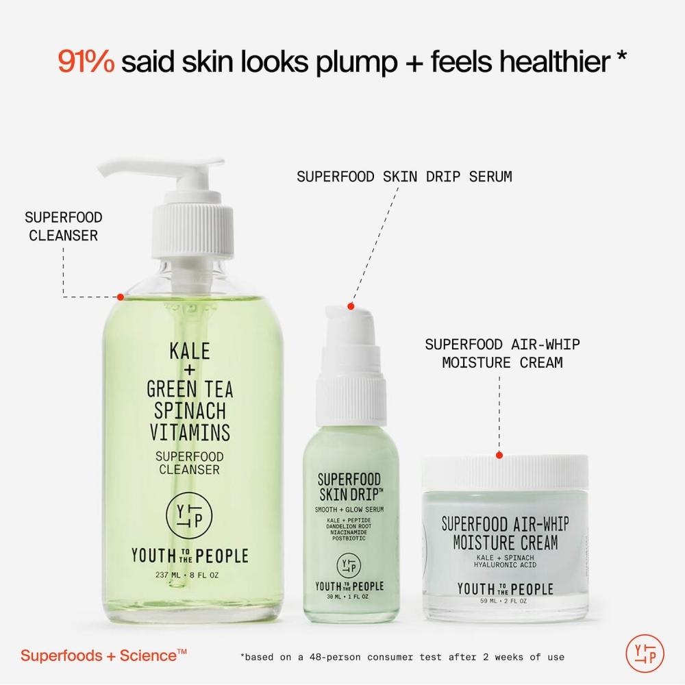 Youth To The People Superfood Air Whip Face Moisturizer With Hyaluronic Acid 3.4 Oz