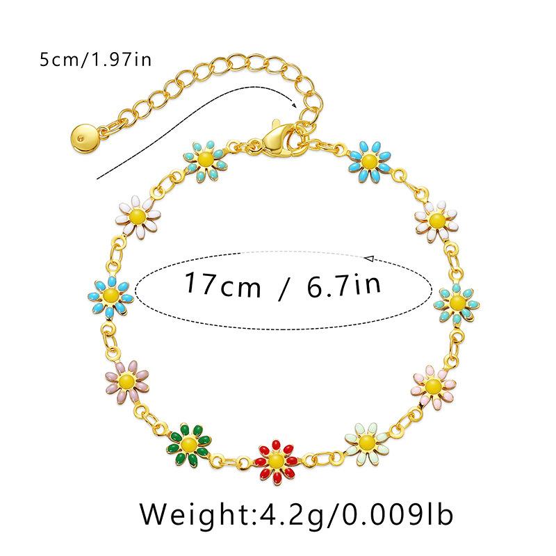 Капля масла, ручной работы, французский браслет, медный браслет, ретро-браслет в этническом стиле, маленький свежий браслет ручной работы