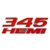 1 шт. 3D металлические наклейки багажник автомобиля 345 392 эмблема HEMI для Dodge Challenger Ram Charger Caliber Journey Caravan Chrysler Dart