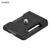 Andoer TY-50 Quick Release Plate Small QR Plate with Arca Swiss Standard Mount 1/4 Inch Screw for