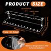 Clear Pen Display Stand 1.5cm 12-Slots Pen Holder Stand Pencil Display Rack Pen Stand Organizer for Pencil Makeup Brush Eyebrow