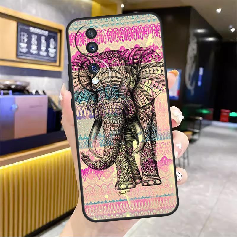 Слон Мандала Ацтекский Для Honor Magic 5 6 7 8 Pro Чехол Для Honor Win RT 50 70 90 200 400 Lite X8c X8b X9b X9c X9d